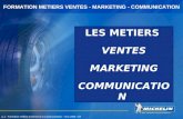FORMATION METIERS VENTES - MARKETING - COMMUNICATION p.1 - Formation métiers Commerce et Communication – Nov 2005 –D3 LES METIERS VENTES MARKETING COMMUNICATION.