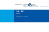 AAIARD Micheline Dionne – Présidente Juin 2011. 1 Ordre du jour LICA et ses priorités pour 2010-2015 Réforme du mode déducation Professionnalisme Processus.