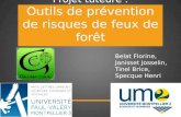 1 Belat Florine, Janisset Josselin, Tinel Brice, Specque Henri Projet tuteuré : Outils de prévention de risques de feux de forêt.