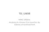 TD_UB08 MIKE URBAN Analyse du réseau dun quartier du 13ieme arrondissement.
