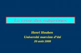 La crise des subprimes Henri Houben Université marxiste dété 20 août 2008.