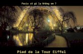 Pied de la Tour Eiffel Paris có gì l không em ? Chevet de Notre- Dame de Paris depuis le Quai dOrléans.