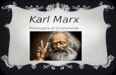 Karl Marx Philosophe et Economiste. SOMMAIRE I) Introduction II) Biographie III) Etudes IV) Mariage et Famille V) Théorie de la valeur (Marxisme) VI)
