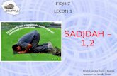 FIQH 7 LEÇON 1 Réalisé par une Kaniz-e-Fatéma Approuvé par Moulla Nissar SADJDAH – 1,2.