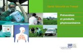 Prévention et produits phytosanitaires Santé Sécurité au Travail.