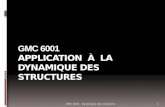 1 GMC 6001- Dynamique des structures. Différentes discrétisations spatiales 2 GMC 6001- Dynamique des structures.