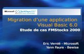 Eric Vernié - Microsoft Yann Faure - Bewise Etude de cas FMStocks 2000.