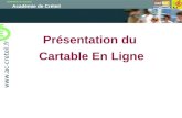 Solidarités et réussites Académie de Créteil  Présentation du Cartable En Ligne.