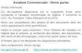 Aviation Commerciale - 5ème partie Ami(e) Internaute, Ce dix-septième diaporama est le cinquième dune série consacrée à laviation commerciale en Algérie.