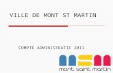 VILLE DE MONT ST MARTIN COMPTE ADMINISTRATIF 2011.