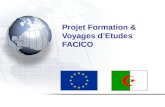 Projet Formation & Voyages dEtudes FACICO. Les aides de lEtat Pierre GONZALEZ Octobre 2010 Projet Formation et Voyages dEtudes – FACICO 2.