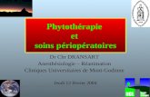 1 Phytothérapie et soins périopératoires Dr Chr DRANSART Anesthésiologie – Réanimation Cliniques Universitaires de Mont-Godinne Jeudi 12 février 2004.
