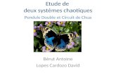 Etude de deux systèmes chaotiques Bérut Antoine Lopes Cardozo David Pendule Double et Circuit de Chua.