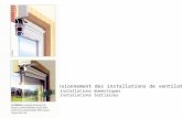 Dimensionnement des installations de ventilation installations domestiques installations tertiaires.