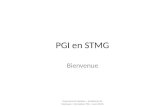 PGI en STMG Bienvenue Economie et Gestion - Académie de Toulouse - Formation PGI - mars 2013.