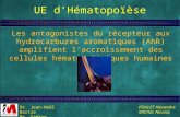 UE dHématopoïèse Les antagonistes du récepteur aux hydrocarbures aromatiques (AhR) amplifient laccroissement des cellules hématopoïétiques humaines POULET.