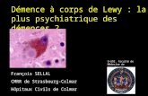 U-692. Faculté de Médecine de Strasbourg François SELLAL CMRR de Strasbourg-Colmar Hôpitaux Civils de Colmar Démence à corps de Lewy : la plus psychiatrique.