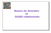 Bases de données et SGBD relationnels. Bases de données et SGBD relationnels (1) Une base de données représente n un ensemble de données dentreprise,
