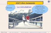 « AGF Libre Autonomie » Direction Marketing - Département Documentation et Formation 1 AGF Libre Autonomie AGF Libre Autonomie La simulation Dépêche-toi.