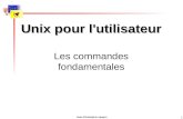 Jean-Christophe Lapayre 1 Unix pour l'utilisateur Les commandes fondamentales.
