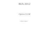 BIA 2012 Option ULM CIRAS de Rouen. Règlementation.
