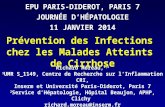 Richard Moreau, 1,2 1 UMR S_1149, Centre de Recherche sur lInflammation CRI, Inserm et Université Paris-Diderot, Paris 7 2 Service dHépatologie, Hôpital.