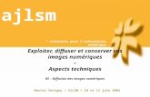 * solutions pour linformation numérique ajlsm Exploiter, diffuser et conserver vos images numériques – Aspects techniques Martin Sévigny / AJLSM / 10 et.