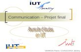Communication – Projet final VERRON Pierre / CHAUCHAIX Jérémy.