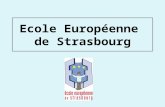 Ecole Européenne de Strasbourg. Le soutien éducatif En trois mots clés : flexibilité adaptabilité réactivité.