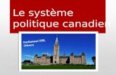 Le système politique canadien Parliament Hill, Ottawa.
