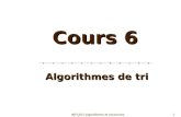 INF1101 Algorithmes et structures de données1 Cours 6 Algorithmes de tri.