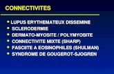 CONNECTIVITES CONNECTIVITES LUPUS ERYTHEMATEUX DISSEMINE LUPUS ERYTHEMATEUX DISSEMINE SCLERODERMIE SCLERODERMIE DERMATO-MYOSITE / POLYMYOSITE DERMATO-MYOSITE.