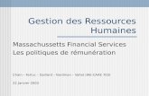 Gestion des Ressources Humaines Massachussetts Financial Services Les politiques de rémunération Chain – Ferluc – Gaillard – Nordman – Vallet (IAE-CAAE.