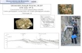 Université Joseph Fourier, DLST STE 110; TP 2: -Construction dun profil topographique détaillé. Cartes géologiques: construction de coupes géologiques.