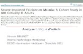 Analyse critique darticle Vincent BRUNOT Interne néphrologie Montpellier DESC réanimation médicale – Grenoble 2011.