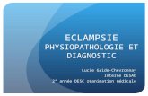 ECLAMPSIE PHYSIOPATHOLOGIE ET DIAGNOSTIC Lucie Gaide-Chevronnay Interne DESAR 2° année DESC réanimation médicale.