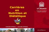 Carrières en Nutrition et Diététique. Click View then Header and Footer to change this footer Ma formation et mon expérience en nutrition et diététique.