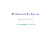 1 Performance Evaluation Jean-Yves Le Boudec