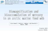 Lisa Atwell, Keith A. Hobson, and Harold E. Welch, 1998 Virginie MAES Laurence MAUREL UE 39: Fluctuations et perturbations des écosystèmes marins, naturelles.