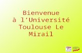 Bienvenue à lUniversité Toulouse Le Mirail. Dans votre nouvelle vie détudiant, vous pourriez… être confrontés à certaines difficultés : Des soucis dordre.
