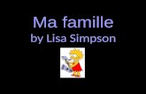 Ma famille by Lisa Simpson. Cest ma famille. Ma famille.