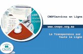 CNOPServices en Ligne La Transparence sur Toute la Ligne .
