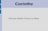 Corinthe Fait par Sophie Texier en 4ème. Cartes de Corinthe.