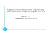Object-Oriented Software Engineering Practical Software Development using UML and Java Chapitre 11: Managing the Software Process.