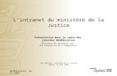 WebÉducation, mars 2002 1 Présentation dans le cadre des journées WebÉducation Ministère des Relations avec les citoyens et de lImmigration Joël Bélanger,