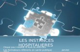 Cliquer pour modifier le style du sous-titre LES INSTANCES HOSPITALIERES Les formateurs référents en santé publique janvier 2011.