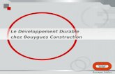 Le Développement Durable chez Bouygues Construction.