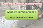 Accident sur Commande Diagramme dIshikawa Prévention des Risques Professionnels - groupe 2.