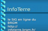 InfoTerre le SIG en ligne du BRGM