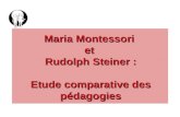 Maria Montessori et Rudolph Steiner : Etude comparative des pédagogies.